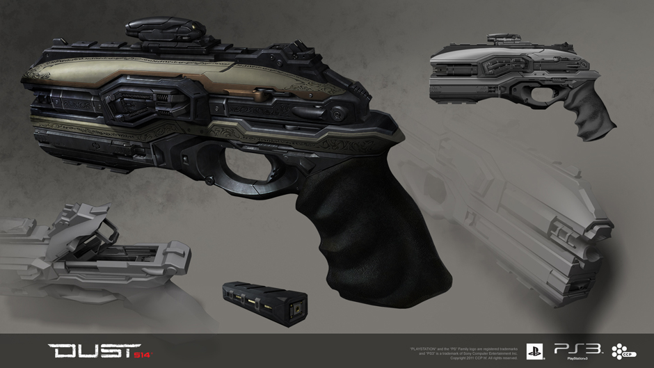 Amarr CAR-9 Scrambler Pistol. 