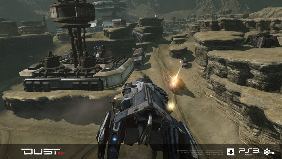 In game screenshot of a Caldari Dropship vehicle