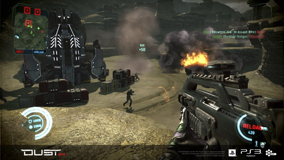 DUST 514 é um FPS grátis futurista para PlayStation 3; leia a prévia