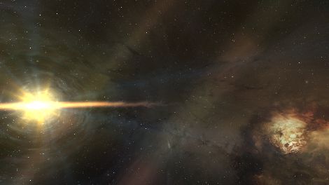 Screenshot taken in New Eden solar system in EVE Online