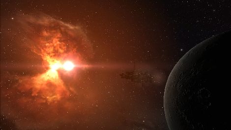 Screenshot taken in M-MD3B solar system in EVE Online