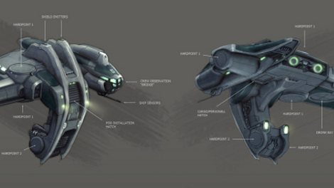 Velator Rookie Ship concept art