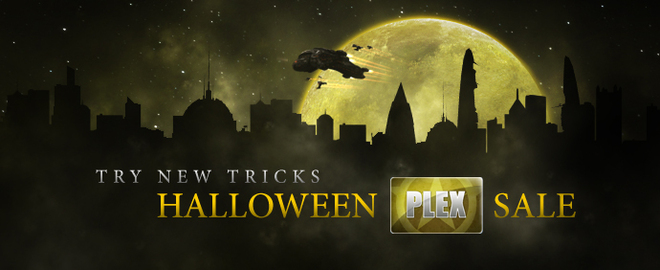 CCP are happy to announce our Halloween PLEX sale!