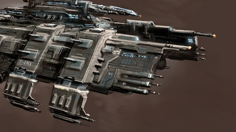 Concept art of Drake battlecruiser.