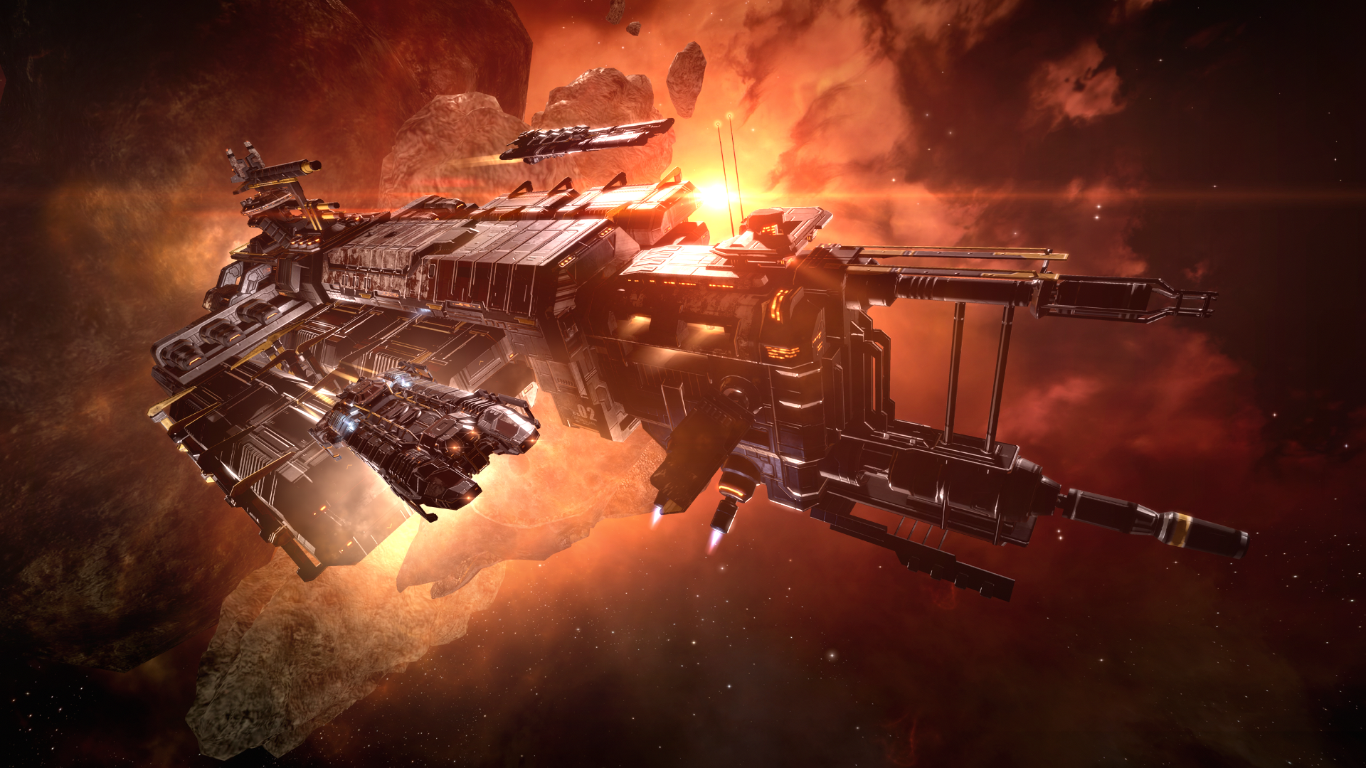 EVE Online - Blood Raider Livery Skins Now Available For ORE Hulls ...