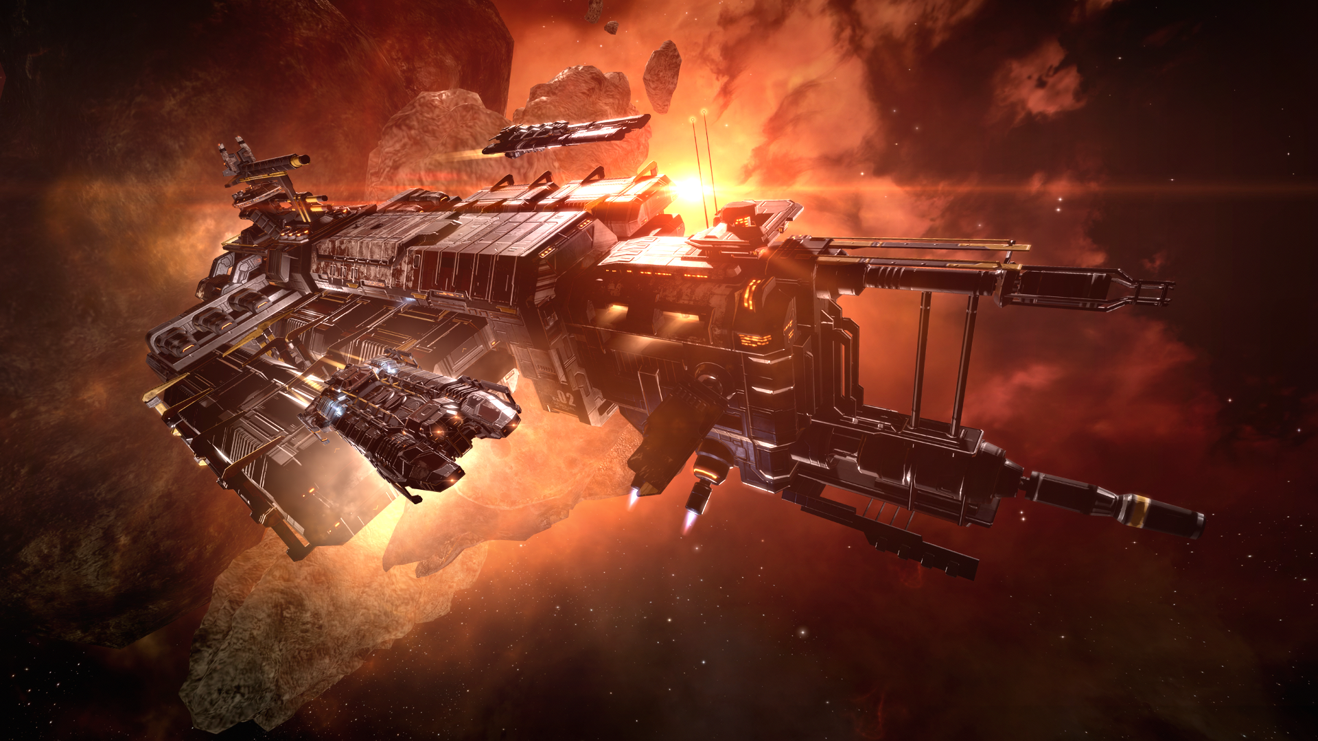 Blood Raider Livery Skins Now Available For ORE Hulls! | EVE Online